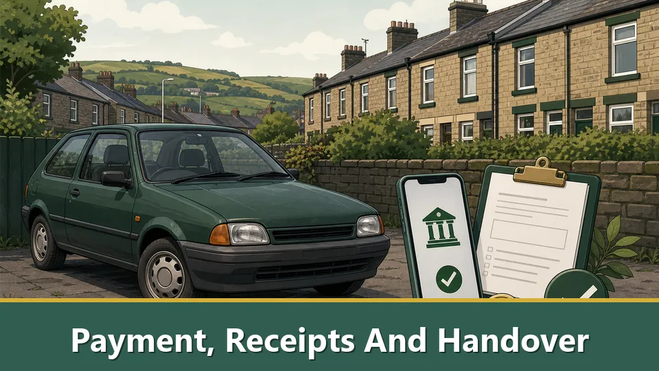 Payment, Receipts And Handover